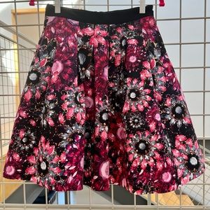 Ted Baker midi full skater skirt with pockets